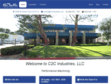 Tablet Screenshot of c2cindustries.com